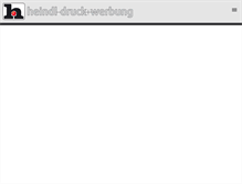 Tablet Screenshot of heindl.net
